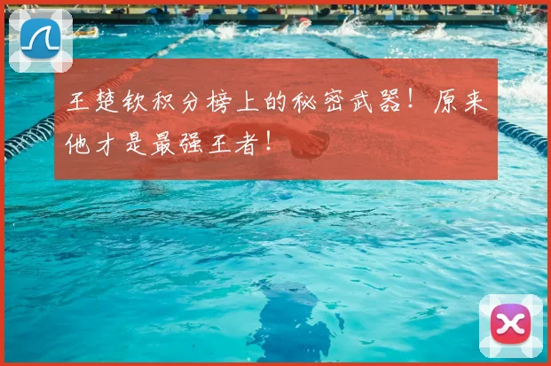 王楚钦积分榜上的秘密武器！原来他才是最强王者！