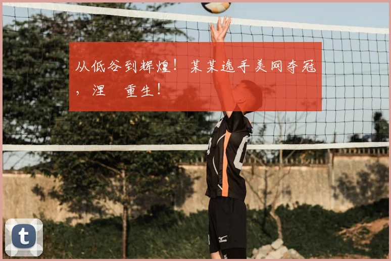 从低谷到辉煌!某某选手美网夺冠,涅槃重生!